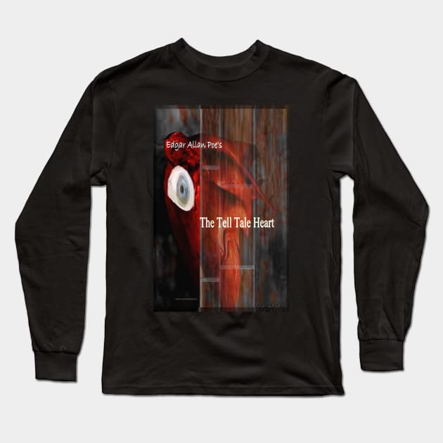 The Tell Tale Heart Long Sleeve T-Shirt by KayeDreamsART